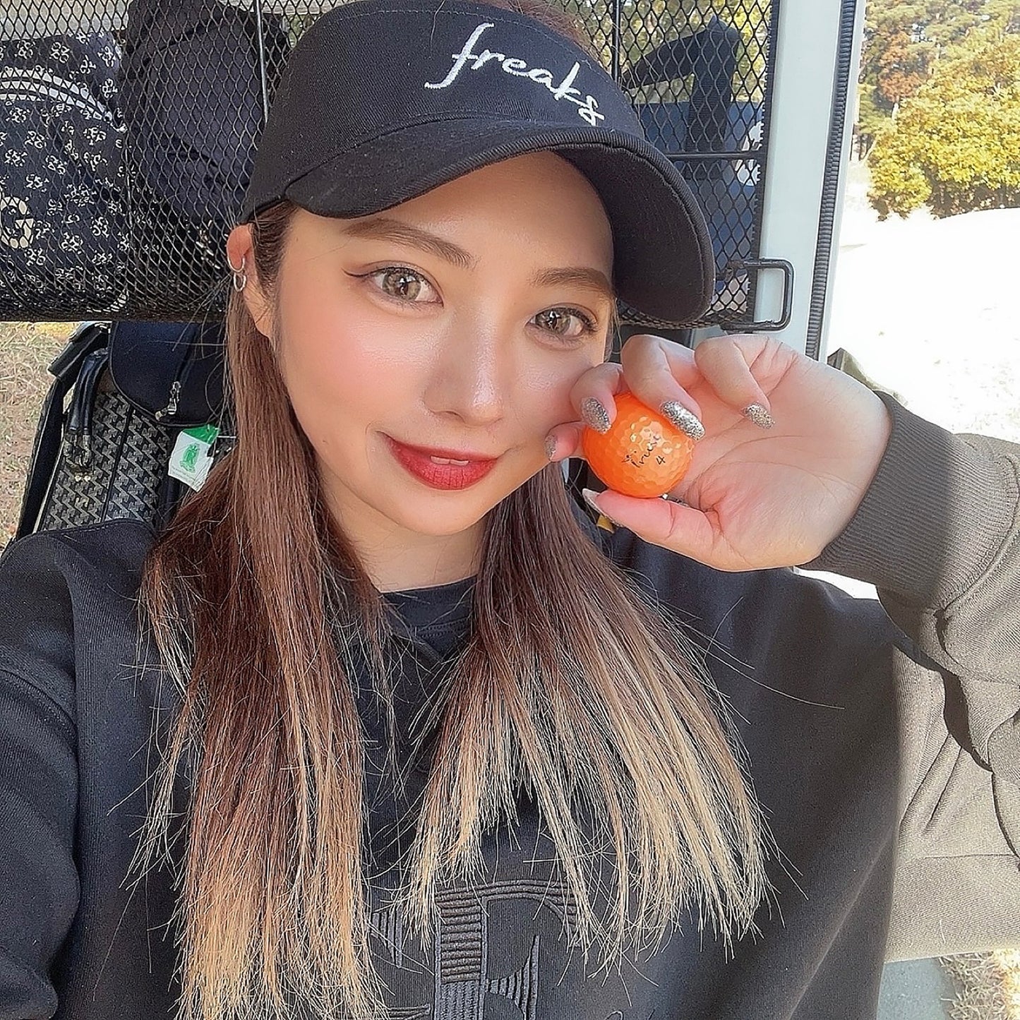 Trust Golfbälle Panther Orange – Auffällige Golfbälle, Kristall-Urethan, 12 Bälle