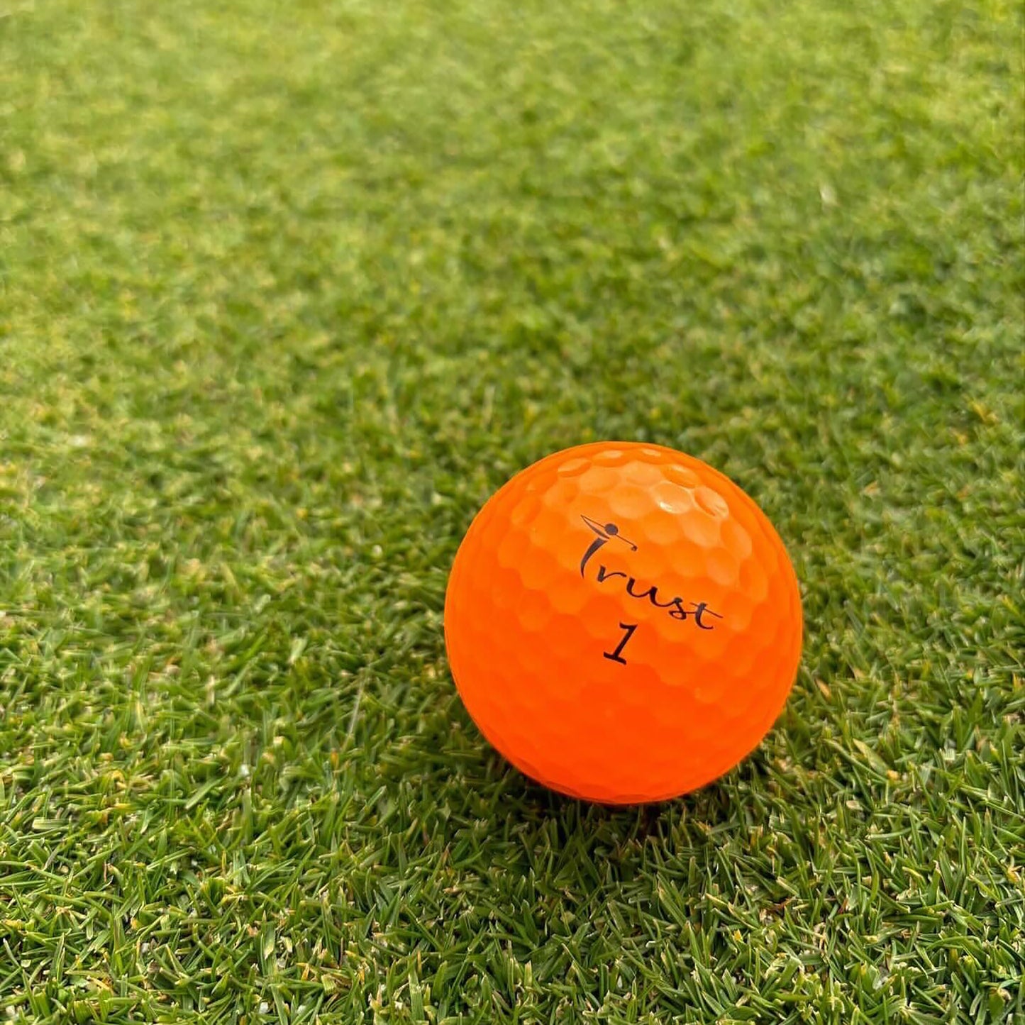 Trust Golfbälle Panther Orange – Auffällige Golfbälle, Kristall-Urethan, 12 Bälle