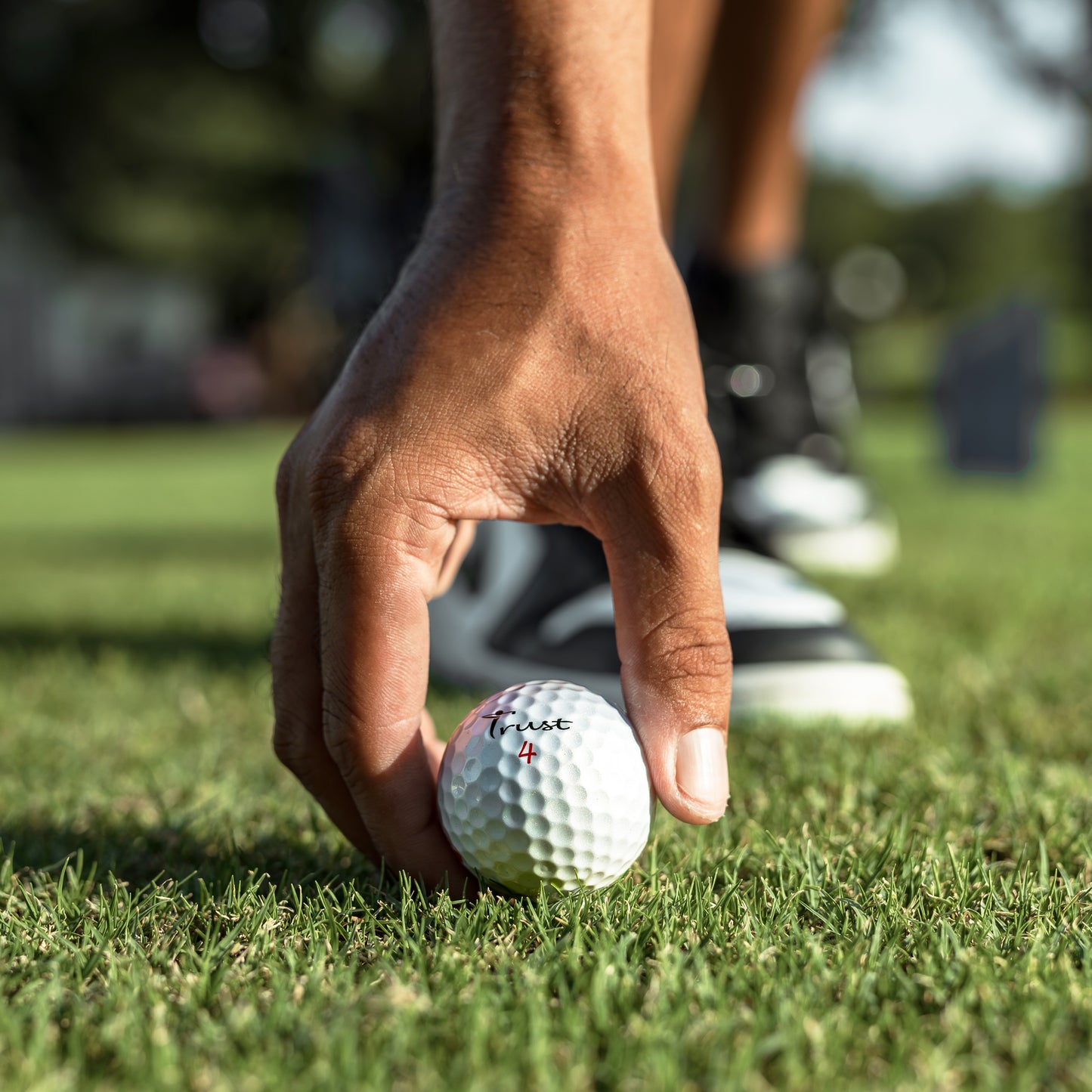 Trust Golfbälle Bison X Power - Für ambitionierte Golfer: Extreme Weite ab 169 km/h, 12 Bälle